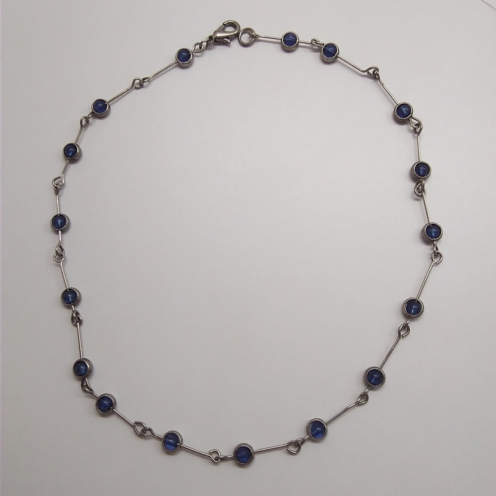 Royal Blue Stone Necklace